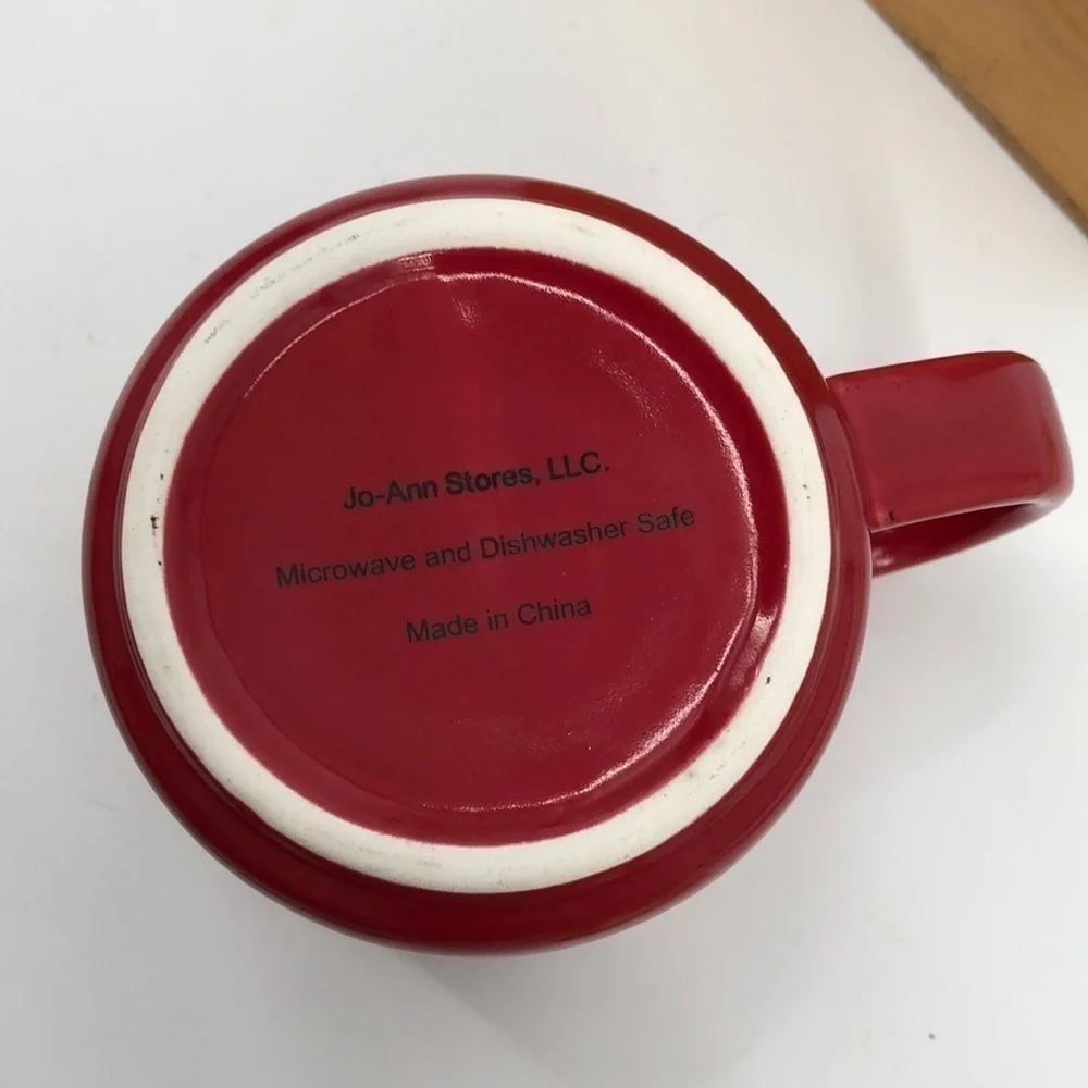 3/$25 Jo-Anne Stores Holiday Christmas Coffee Cup Mug “Be Merry” Cocoa Tea